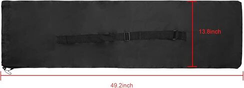 حقيبة حمل لوح التزلج MioCloth مع حزام كتف كروس قابل للتعديل للأطفال البالغين وحامل لوح طويل حقيبة ظهر برباط يدوية باللون الأسود in Kuwait