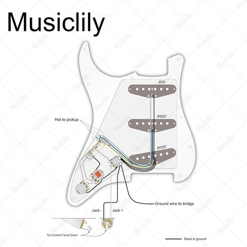 Musiclily Pro SE Pre-wired SSS Guitar Loaded Pickguard with Staggered Alnico 5 Single Coil Pickups for Strat ST Style Electric Guitar, 4Ply Tortoise Shell in Saudi Arabia