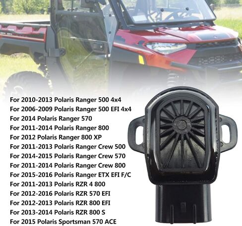 0.87in/22mm Throttle Position Sensor TPS Replace 3131705 3140173, Fit for Polaris Ranger, Sportman, RZR, Ranger Crew 500 570 800 2009-2019 in Saudi Arabia