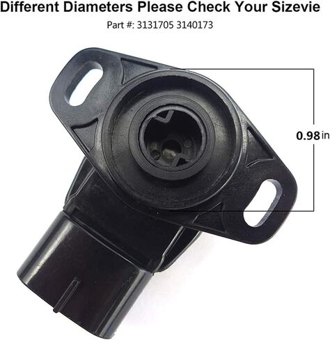 0.87in/22mm Throttle Position Sensor TPS Replace 3131705 3140173, Fit for Polaris Ranger, Sportman, RZR, Ranger Crew 500 570 800 2009-2019 in Saudi Arabia