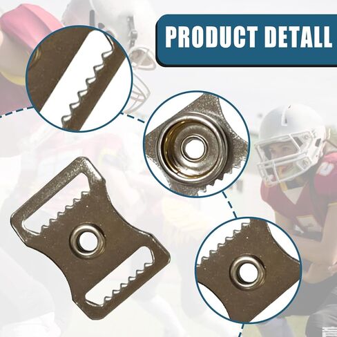 50 قطعة من الخوذات الرياضية، إبزيم حزام الذقن، طقم إصلاح خوذة كرة القدم لرياضة البيسبول والهوكي وكرة القدم in Kuwait