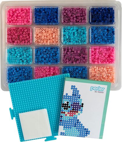 Perler Disney Stitch Kid's Crafts, Pattern Sizes Vary, Multicolor 4429 in Saudi Arabia