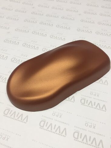 VViViD+ Matte Metallic Copper Rust (Ghost) Vinyl Wrap Roll (1ft x 5ft) in Saudi Arabia