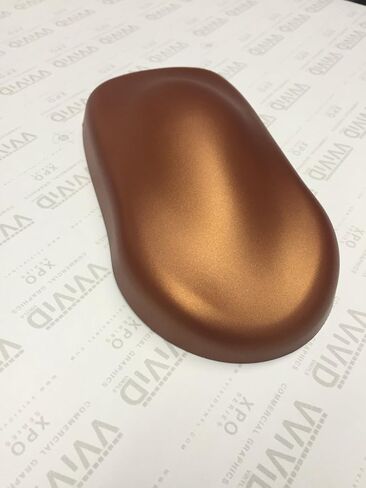 VViViD+ Matte Metallic Copper Rust (Ghost) Vinyl Wrap Roll (1ft x 5ft) in Saudi Arabia