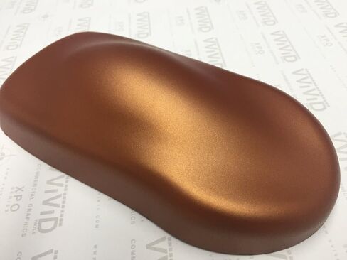 VViViD+ Matte Metallic Copper Rust (Ghost) Vinyl Wrap Roll (1ft x 5ft) in Saudi Arabia