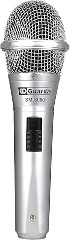 ميكروفون صوتي ديناميكي قلبي من Guarda مع كابل XLR بطول 26.3 قدم، ميكروفون معدني محمول متوافق مع آلة الكاريوكي / مكبر صوت / أمبير / خلاط لغناء الكاريوكي، والكلام، ومفتاح التشغيل/الإيقاف (SM-3000) in Kuwait