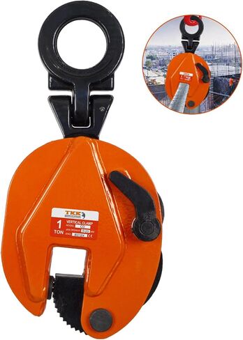 Vertical Plate Clamp 4400Lb, 2Ton Plate Lifting Clamps Jaw Opening up to 1.3 inch Heavy Duty Lifting Clamps for Lifting and Transporting (4400lb 2t) in Saudi Arabia