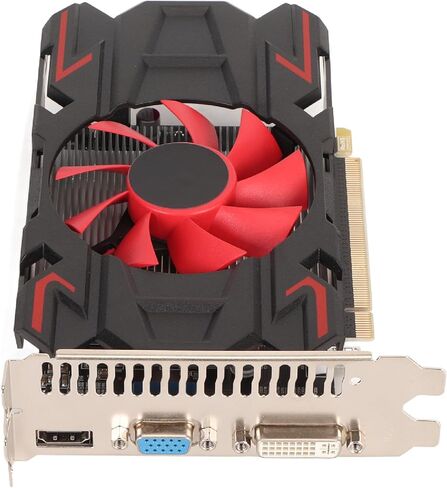 بطاقة رسومات VBESTLIFE HD7670 سعة 4 جيجابايت، DDR5، 128 بت، PCI Express 2.0 16X، 650/1800 ميجاهرتز، 2560x1600، بطاقة فيديو ألعاب الكمبيوتر المكتبي مع منافذ HDMI وDVI وVGA (HD7670 4GB DDR5) in Saudi Arabia