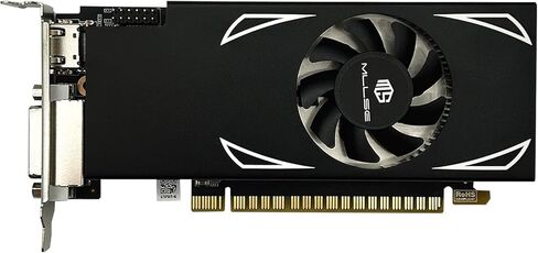 بطاقة رسومات GeForce GTX 750 Ti، 4 جيجابايت GDDR5 128-Bit PCI Express 3.0x16 واجهة DirectX 12 CUDA 640 مروحة واحدة منخفضة الطاقة لألعاب العمل (Mllse GeForce GTX 750 Ti) in Saudi Arabia