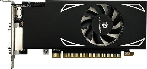 بطاقة رسومات GeForce GTX 750 Ti، 4 جيجابايت GDDR5 128-Bit PCI Express 3.0x16 واجهة DirectX 12 CUDA 640 مروحة واحدة منخفضة الطاقة لألعاب العمل (Mllse GeForce GTX 750 Ti) in Saudi Arabia