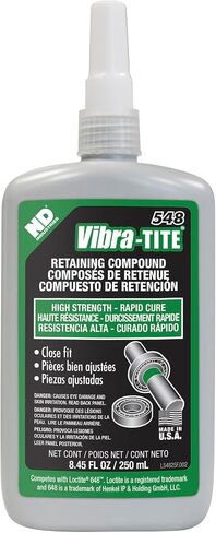 Vibra-TITE 548 مركب الاحتفاظ اللاهوائي السريع الأخضر، زجاجة 50 مل in Kuwait