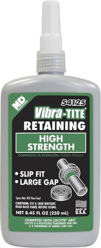 Vibra-TITE - 54150 541 مركب الاحتفاظ اللاهوائي عالي القوة، زجاجة 50 مل، أخضر in Saudi Arabia