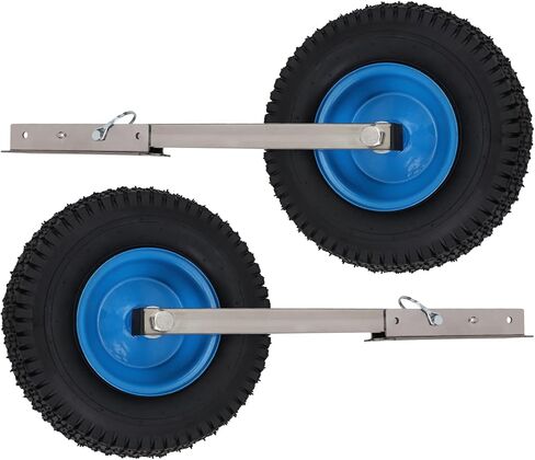 عجلات إطلاق القارب 500LBS عجلة إطلاق القارب مع مجموعة عجلات 12 بوصة للقارب القابل للنفخ وقارب الألومنيوم in Kuwait