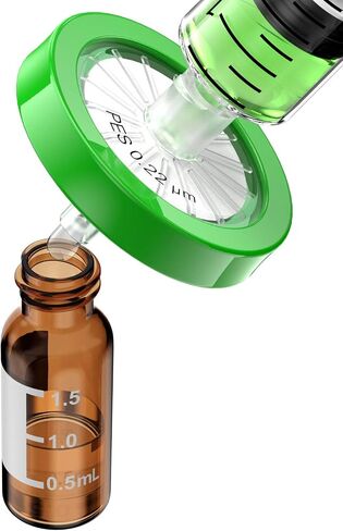 Syringe Filter PES(Polyethersulfone) 25mm Diameter 0.45um Pore Size Non Sterile 100/pk in Saudi Arabia