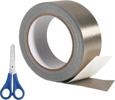 Faraday Tape Double Conductive Cloth Tape, with Conductive Adhesive for, Grounding, EMI Shielding, Wire Harness, Cable Interference Blocking (1in x 59 Feet+2in x 59 Feet) in Saudi Arabia