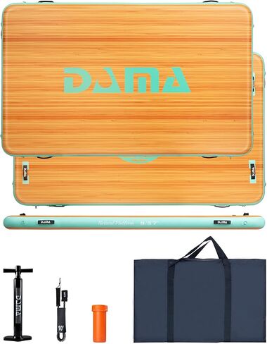 DAMA Inflatable Floating Dock Platform, Floating Docks for Lakes, Inflatable rafts Floating mat for Adults in Kuwait