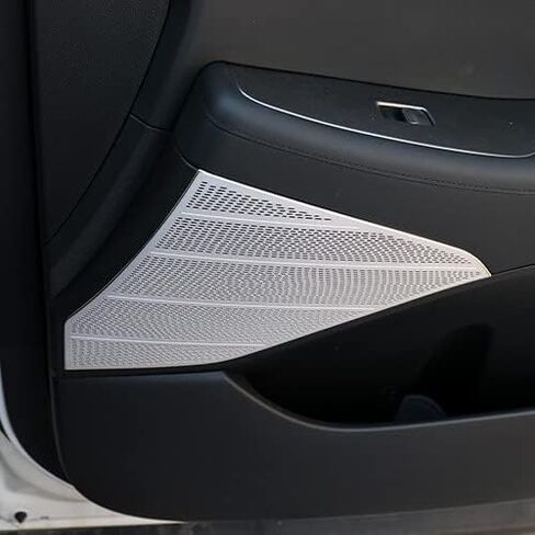 أغطية تزيين مكبرات الصوت للباب الأمامي من الفولاذ المقاوم للصدأ متوافقة مع ملحقات Hyundai Palisade in Kuwait