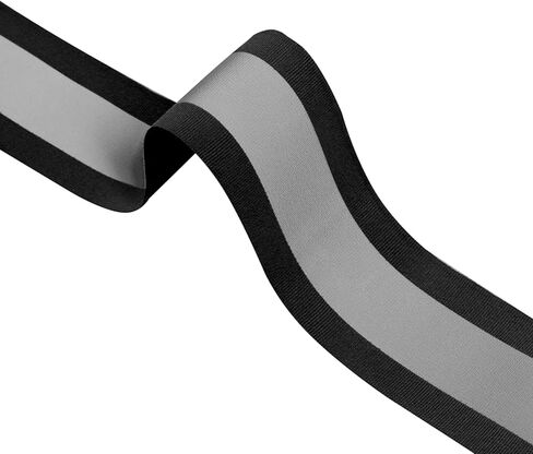 شريط شريط عاكس TCCFCCT عالي الوضوح، 2 بوصة × 66 قدم مخيط على شريط عاكس للملابس والحقائب المدرسية ومعاطف المطر، ديكور أمان شخصي DIY، عرض عاكس 2 سم، أخضر in Kuwait