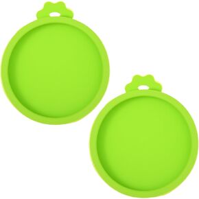 2 PCS Silicone Pet Dogs Food Cans Covers Lids, Dog Can Covers, Reusable Universal Size Casn Toppers Can Saver Cover for Medium Size Dog Cat Canned Food Storage in Saudi Arabia