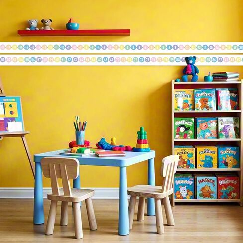 Number Line for Classroom Wall -20 to 120 Bulletin Board Border for Classroom Wall Decoration 32.5ft 1 Roll Math Classes Decor (Colorful) in Saudi Arabia