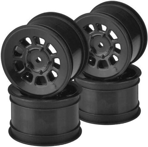 J Concepts Inc. 9 Shot - B7 | B6.4 | B74.2 | YZ2 | YZ4 | XB2 | XB4 | LD3 | L1R 2.2 "العجلة الخلفية سوداء - 4pc JCO3398B سيارة/شاحنة أجزاء in Saudi Arabia