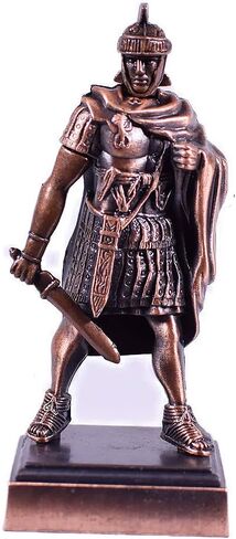 Die Cast Bronze Metal Roman Gladiator Sharpener - Roman Soldier Figurine - Replica Ancient Warrior Ornament Miniature in Saudi Arabia