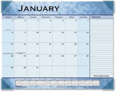 AT-A-GLANCE AAG89701 - Slate Blue Desk Pad in Saudi Arabia