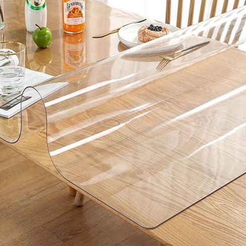 سميك 2.0 مم ، TPU DESK DESK MAT 24 × 16 بوصة ، واقي طاولة غير سام وغير انزلاق لمكتب دراسة للأطفال ، وسادة مكتب صافية خالية من BPA ، سهلة التنظيف الصديقة للبيئة. in Saudi Arabia