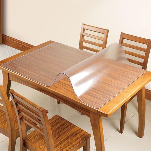 سميك 2.0 مم ، TPU DESK DESK MAT 24 × 16 بوصة ، واقي طاولة غير سام وغير انزلاق لمكتب دراسة للأطفال ، وسادة مكتب صافية خالية من BPA ، سهلة التنظيف الصديقة للبيئة. in Saudi Arabia