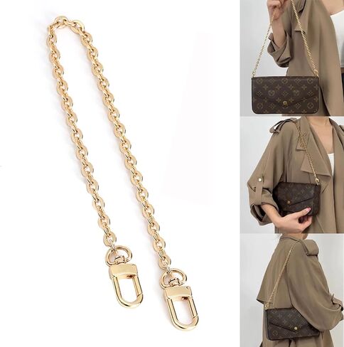 Purse Chain Strap Crossbody Gold Chain Shoulder Bag Replacement Strap in Saudi Arabia