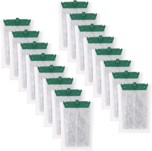 16pcs Medium Replacement Filter Cartridges Compatible with Tetra Whisper Bio-Bag, Fish Tank Parts Accessories for 10i IQ10 PF10 ReptoFilter, 5-10 Gallon Aquarium Filter Cartridges in Saudi Arabia