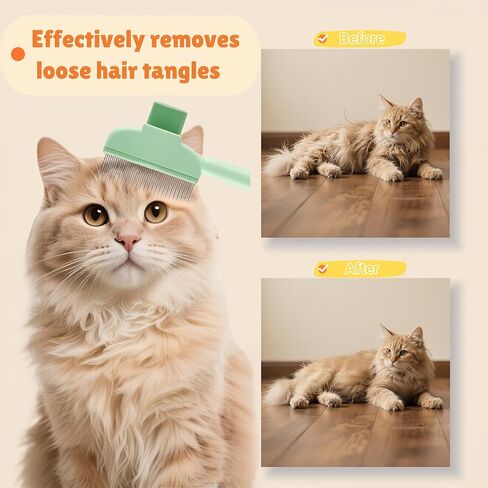2 PCS Cat Comb Dog Comb Tool, 1 PCS Pet Hair Removal Gloves Brush, Reusable Pet Cat Dog Hair Removal Grooming Gloves Brush Tool (2PCS+1PCS) in Saudi Arabia