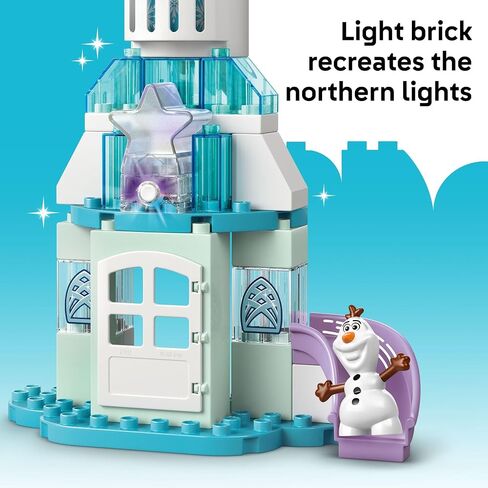 Lego Duplo Disney Anna و Elsa’s Frozen Castle Party - Toddler Toy for Girls and Boys 2+ - لبنات بناء للعب التظاهر والتنمية الحسية - هدية تعلم ما قبل المدرسة للأطفال - 1045555 in Saudi Arabia