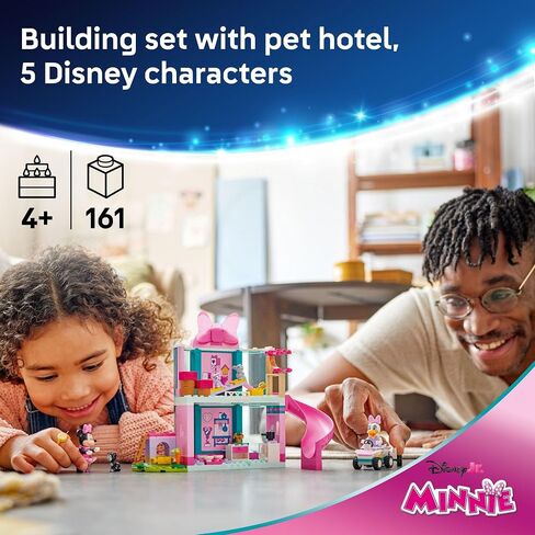 لعبة Lego Disney Minnie's Pet Hotel Toddler Toy - Minnie Mouse Building for Girls and Boys ، Ages 4+ - Mickey Mouse Clubhouse Preschool Learning & Educational Toy - Disney Gift Idea لأعياد الميلاد - 43274 in Saudi Arabia
