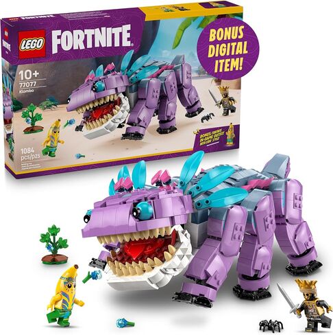 LEGO Fortnite Klombo Kids Toy - Fortnite Action Figure with Peely and Oro Minifigures - Pretend Play and Building Toy for Girls and Boys 10+ - Gift Idea for Birthdays and Gaming Fans - 77077 in Saudi Arabia