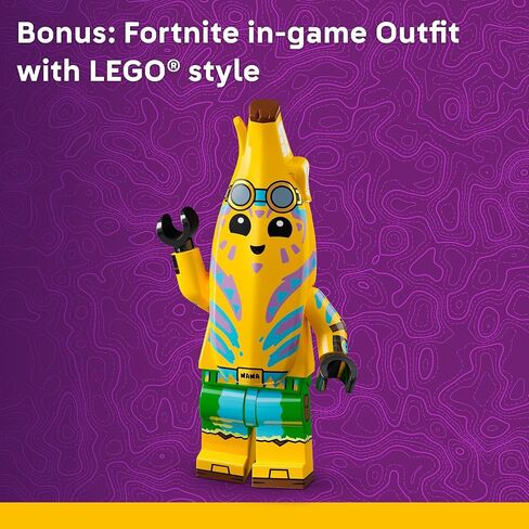 LEGO Fortnite Klombo Kids Toy - Fortnite Action Figure with Peely and Oro Minifigures - Pretend Play and Building Toy for Girls and Boys 10+ - Gift Idea for Birthdays and Gaming Fans - 77077 in Saudi Arabia