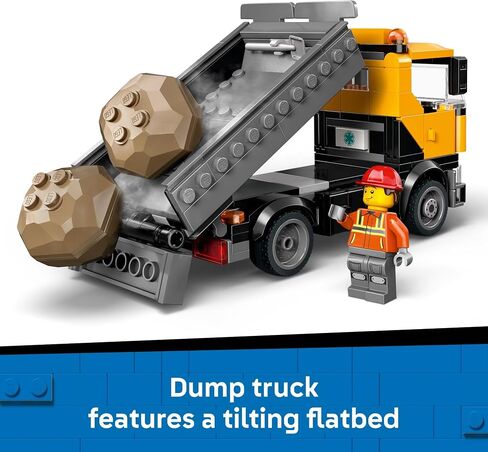 LEGO City Heavy-Duty Recovery Tow Truck with Crane Building Toy - Dump & Tow Truck Toys for Boys & Girls, Ages 8+ - Pretend Play Set for Kids - Gift Idea for Birthdays & Holidays - 60467 in Saudi Arabia
