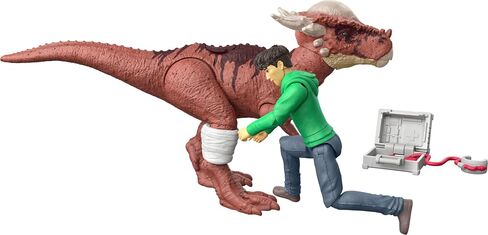Mattel Jurassic World: Chaos Theory Set with 2 Action Figures, Defender Pack with 3.75-inch Scale Kenji & Stygimoloch Plus 2 Accessories in Saudi Arabia