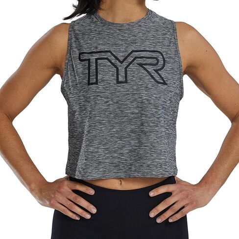 TYR T39000252XS Wmn Airtec Crop TNK Heather Grey XS in Saudi Arabia