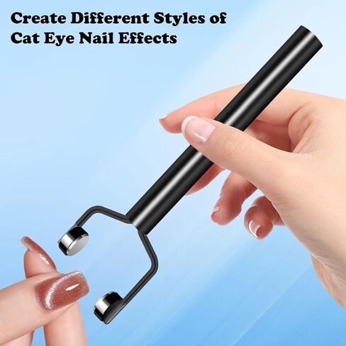 3 في 1 Cat Eye Magnet Magnet Double Magnetic Magnetic Y على شكل حرف Y قوة متعددة الوظائف Magnet Magnet Cat Gey Gel Polish Design Tools محمولة محمولة للمنزل Manicure Salon Studio in Kuwait