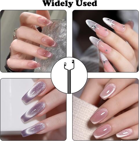 3 في 1 Cat Eye Magnet Magnet Double Magnetic Magnetic Y على شكل حرف Y قوة متعددة الوظائف Magnet Magnet Cat Gey Gel Polish Design Tools محمولة محمولة للمنزل Manicure Salon Studio in Kuwait