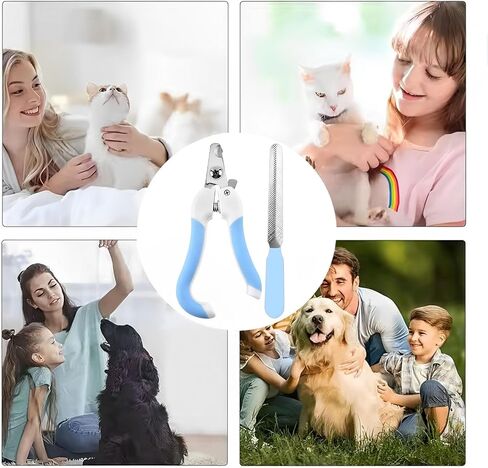 حيوانات كات Zoocozy Cat Dog Pets Clippers و Trimmers ، لوازم الاستمالة القطط مع حارس السلامة ، تجنب الإفراط in Kuwait