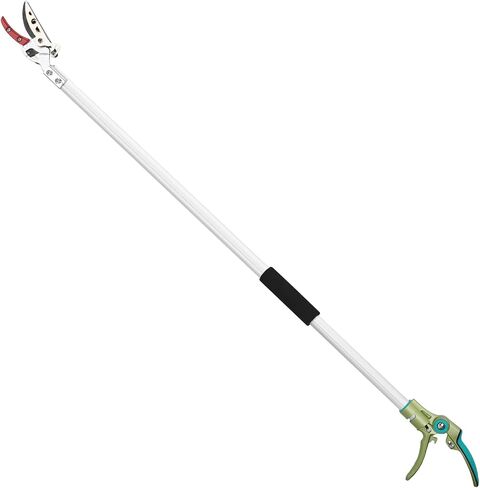 Extendable Tree Cutter, 3.67-5.45 FT Telescopic Pole Pruner, Lightweight Aluminum Handle, Teflon-Coated Blade, Cuts Up to 1/2 Inch, Ideal for Fruit Picking & Tree Branch Cutting | LFX101 in Kuwait