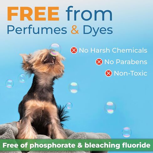 Dog Shampoo Sheets - Water Activated Hypoallergenic Shampoo Sheets for Dogs & Puppies - Lick-Safe, Gentle Hypoallergenic Plant-Based Formula - Portable & Tear-Free Travel-Friendly, Easy to Use in Saudi Arabia