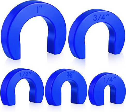 Hotop 5 Pieces Disconnect Clips Fitting Slip Removal Tools Push-fit Disconnect Tools for Easily Removing Push-fit Fitting, 5 Sizes (14 Inch, 38 Inch, 12 Inch, 34 Inch and 1 Inch) in Saudi Arabia