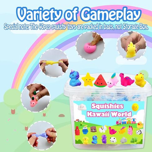 120pcs حفلات الحفلات للأطفال جائزة الفصول الدراسية Mochi Squishy mini kawaii squishies الإجهاد القلق ألعاب الفصح سلة الحشوات مع صندوق التخزين (أسلوب الهالوين) in Kuwait