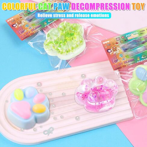 4pcs taba squishies cat paw ، ألعاب الإجهاد اللطيفة اللطيفة ، ألعاب Squishies الصغيرة ، ألعاب الكفوف اللزجة لتخفيف الإجهاد ، ألعاب تململ ، أشياء لطيفة ، تفضل حفلة Kawaii للبالغين للأطفال in Kuwait
