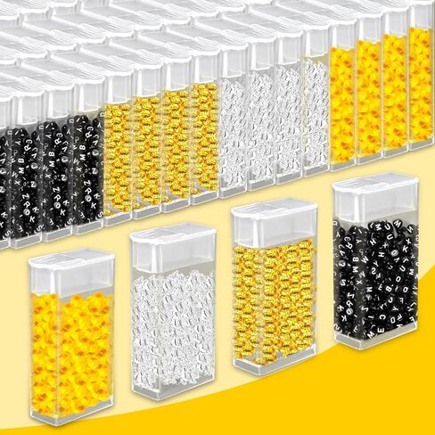 30PCS Diamond Art Storage Containers - Small Plastic Box Bead Organizer With Lids for Diamond Painting Art Accessories for Beads, Crafts,Mini Item(No Case) in Saudi Arabia