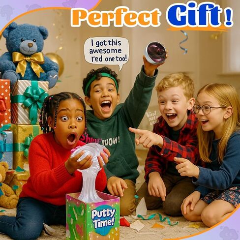 معجون Waterelf for Kids ، تململ الإجهاد Play Play for Boys Girls Adults ، ألعاب العلاج غير اللطيفة - 3.11 بوصة 3.2 أوقية - CP001 -Crystal in Kuwait