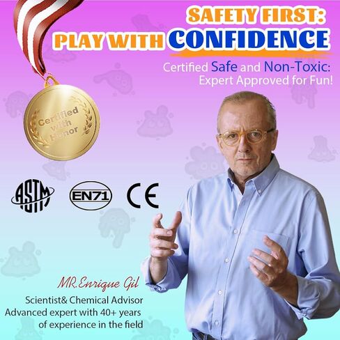 معجون Waterelf for Kids ، تململ الإجهاد Play Play for Boys Girls Adults ، ألعاب العلاج غير اللطيفة - 3.11 بوصة 3.2 أوقية - CP001 -Crystal in Kuwait